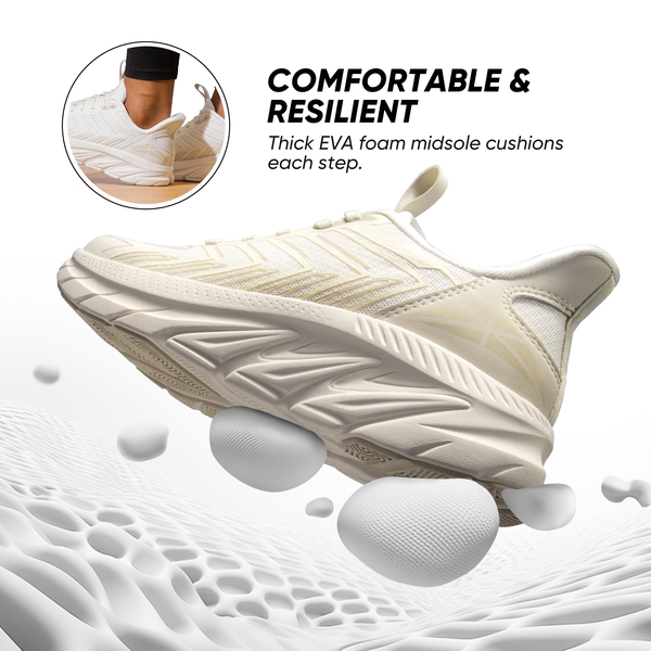 [ALLSWIFIT 2.0] Women's Comfortable Walking Sneakers - IVORY - 1